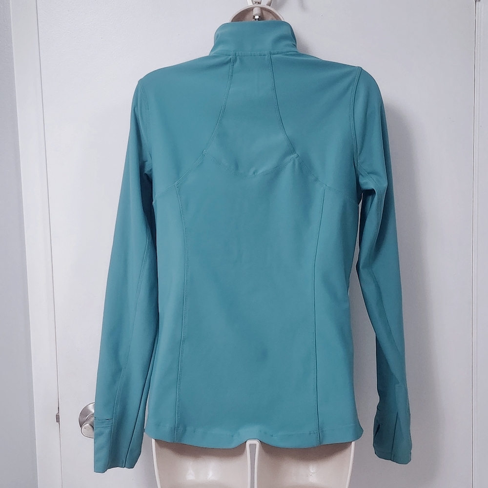 MONDETTA size S Aqua Teal Performance Athletic Jacket - Picture 9 of 12